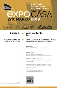 locandina_EXPO CASA 2019 - sabato 2 marzo - II - evento AIPI